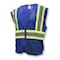 Radians Hi-Vis Econ TpO/Cl1 Two Tone Safety Vest-Blu-2X SV22-1ZBLM-2X - alternate 1